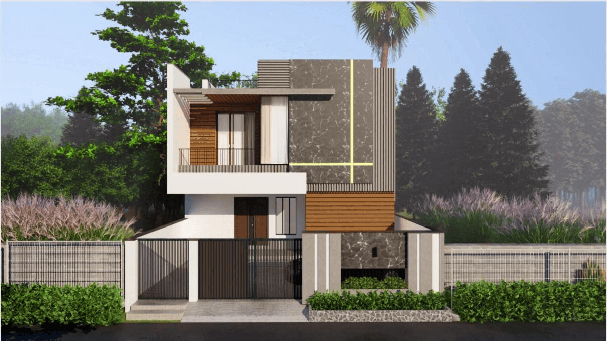 G+1 Modern Contemporary Home