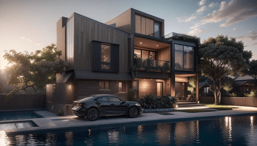 G+2 Sleek Architectural Residence